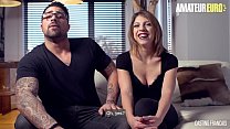 ЛЮБИТЕЛЬСКОЕ ЕВРО - Крошка с большой задницей занимается самым лучшим сексом на камеру с Alex Duca в любительском видео