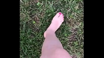 Just walking on the grass
