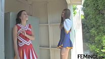 FEMINGE 4K - Awesome Cheerleaders Having Fun With Each Other