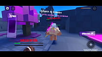 Roblox cow slut gets used by Latino cock