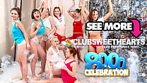 Celebração da 8000ª cena pornô do ClubSweethearts!